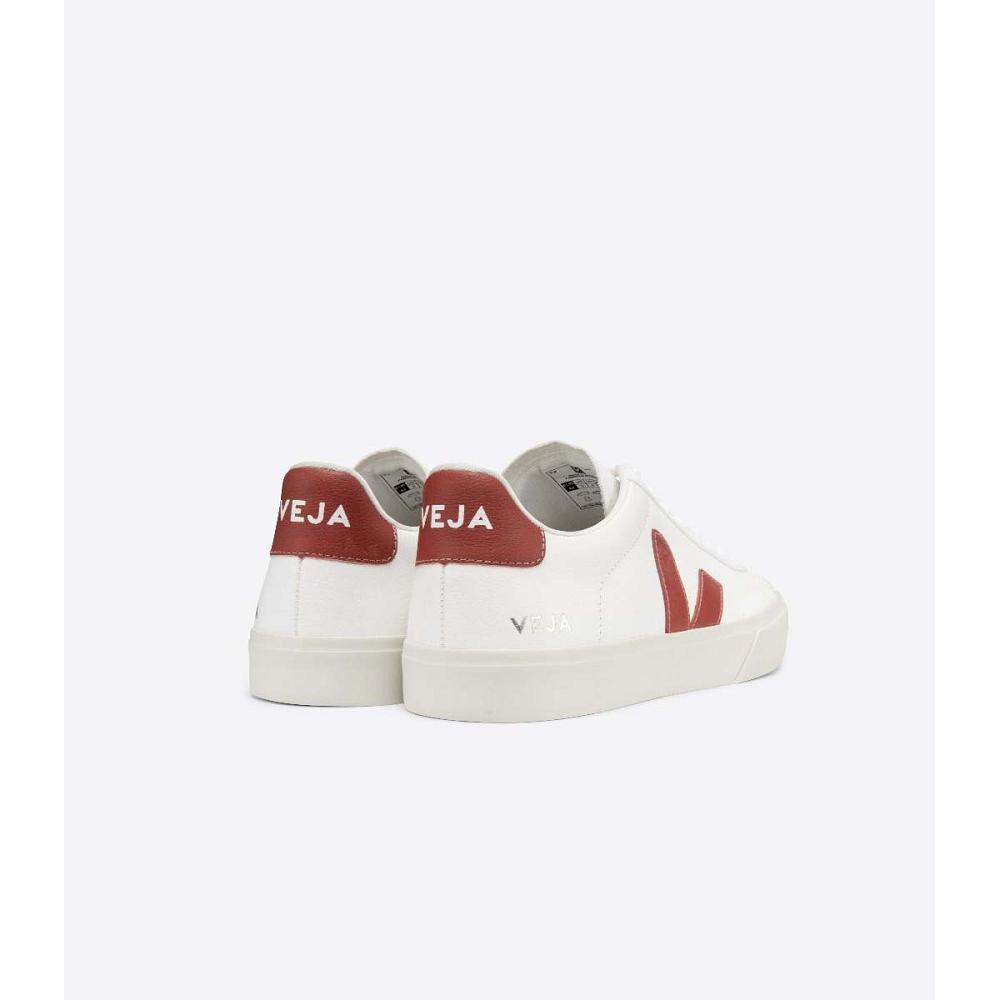 Veja CAMPO CHROMEFREE Low Tops Sneakers Férfi White/Red | HU 201ZUT